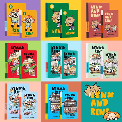 RiN Studio B6 Notebook: Illustrated Planner, Journal, Sketchbook