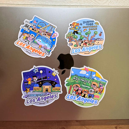Stickers | Los Angeles | Luggage stickers | Journaling | City | Kawaii Stationery | Imagination | RiN studio original