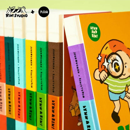 A6 Hardcover Notebook: RiN Studio Original, Panda Design, 112 Pages