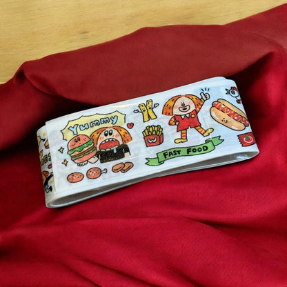 Bon Appetit Western Food Washi Tape - RiN Studio Vol. 11