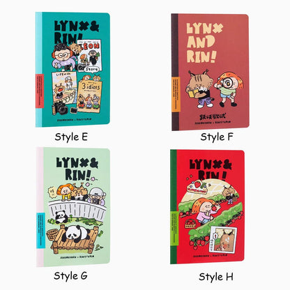 RiN Studio B6 Notebook: Illustrated Planner, Journal, Sketchbook