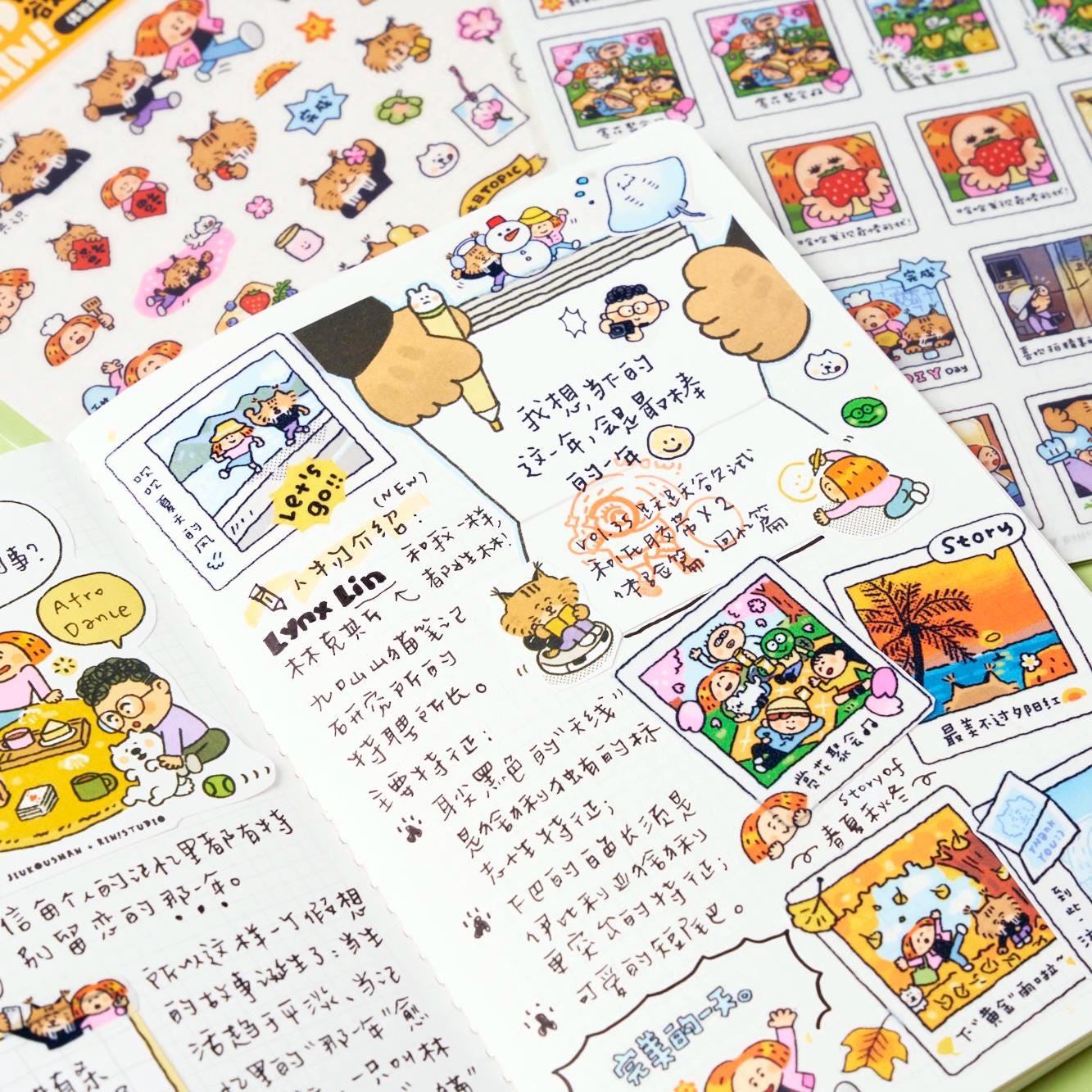 RiN Studio B6 Notebook: Illustrated Planner, Journal, Sketchbook