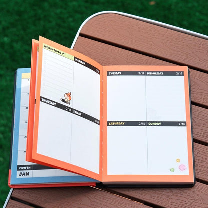 2025 Planner, Calendar Notebook, Schedule Book, Kawaii Journal, Aesthetic Notebook, Cute Journal, B6 Notebook, Stationary, Schedule Journal