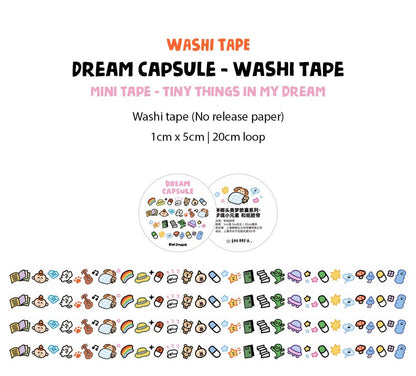Kawaii Washi Tape: Dream Mini Emoji Scrapbook Tape