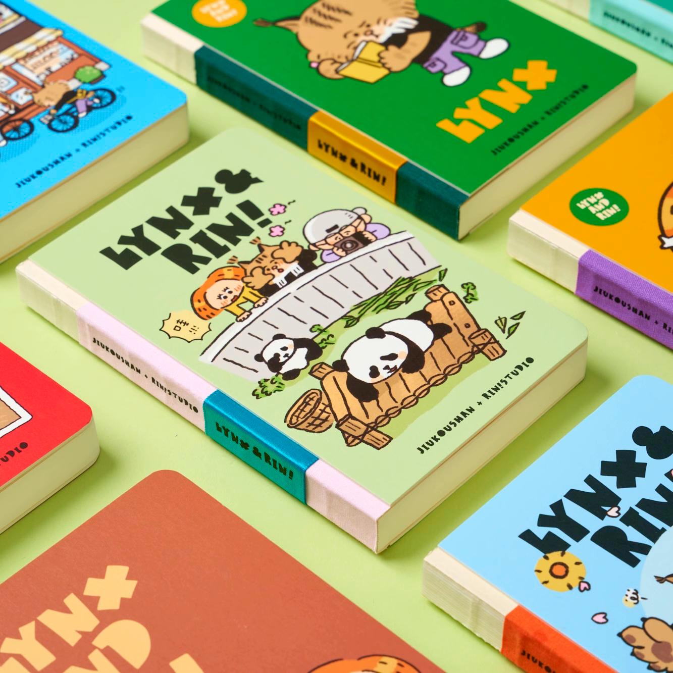 A6 Hardcover Notebook: RiN Studio Original, Panda Design, 112 Pages