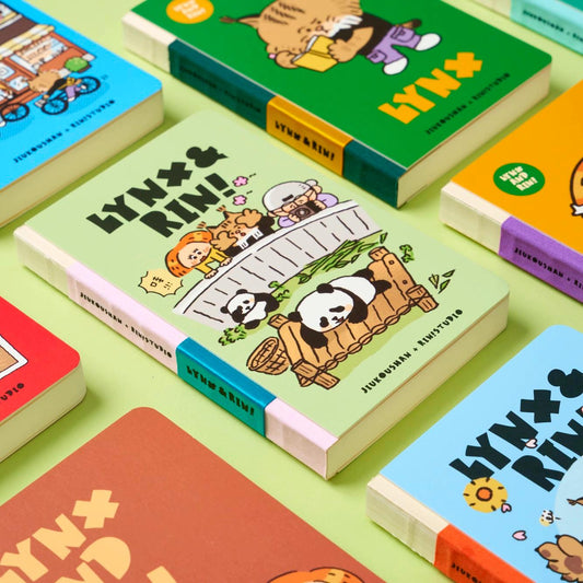 A6 Hardcover Notebook: RiN Studio Original, Panda Design, 112 Pages