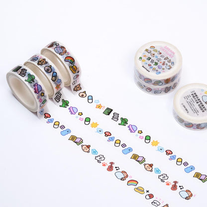 Kawaii Washi Tape: Dream Mini Emoji Scrapbook Tape