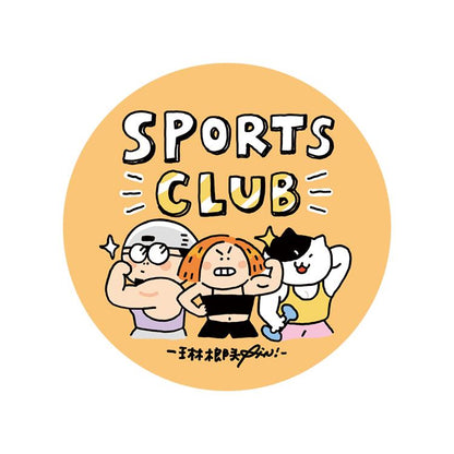 Sports Club Washi Stickers: Kawaii Planner Stickers