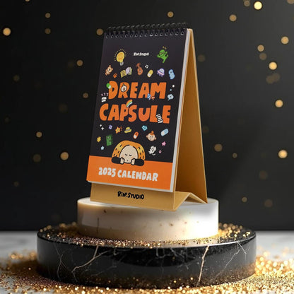 2025 Desk Calendar, 2025 Table Calendar, Monthly Calendar, Kawaii Calendar, Calendar with stand, Cute Calendar, Christmas Gift, Xmas Gift