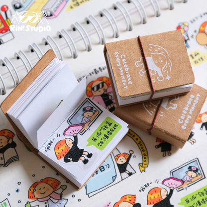 Mini Notebook, Tiny Notebook, Sketch book, Kawaii Journal, Aesthetic Notebook, Cute Journal, Stationary, Schedule Journal, Thumbnail book