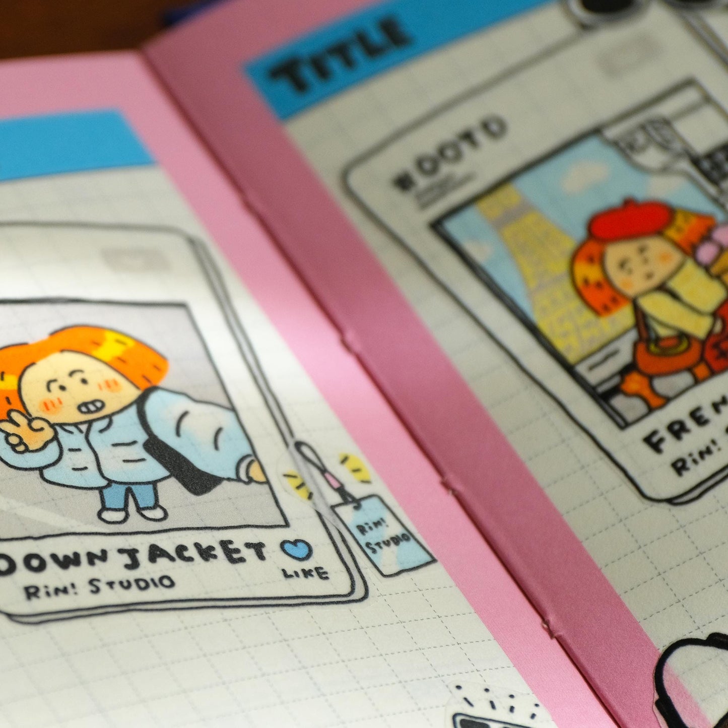 OOTD Fashion Stickers: Kawaii Planner Stickers - Autumn & Winter