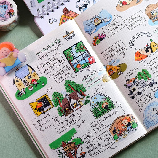 Dream House Stickers, Dream Home Stickers, home sticker, Bullet Journal Stickers, BuJo Stickers, Day Planner Stickers, Cute Stickers V29