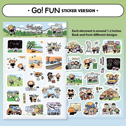 Bullet Journal Stickers, Play Stickers, Fun Stickers, Party Stickers, Planner Stickers, Kawaii Journal Stickers, Diary Stickers, V15