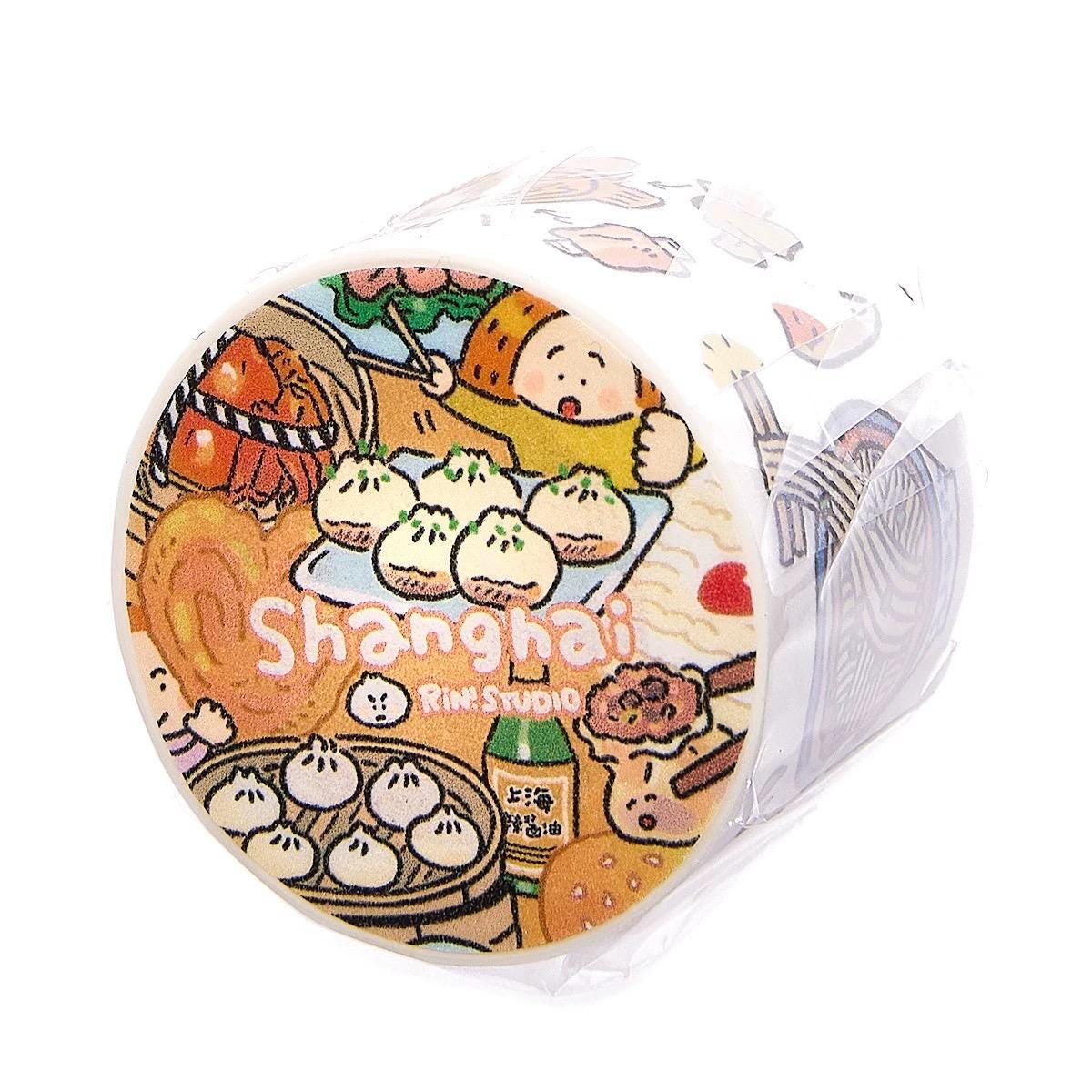 Shanghai Local Food Washi Tape: RiN! Studio Crafting Tape