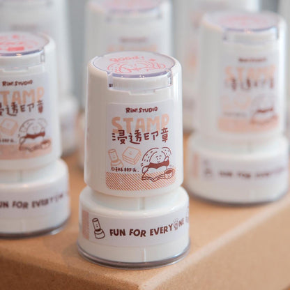 Portable Stamp | Round Stamp Infiltration Seal for Fun Ideas | Creative Crafting Supplies | Good Patern