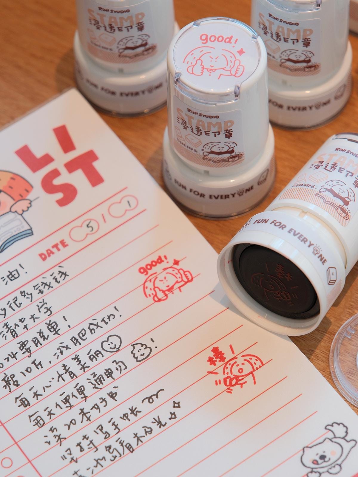 Portable Stamp | Round Stamp Infiltration Seal for Fun Ideas | Creative Crafting Supplies | Good Patern