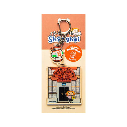 Shanghai Acrylic Keychain: City Souvenir - RiN! Studio