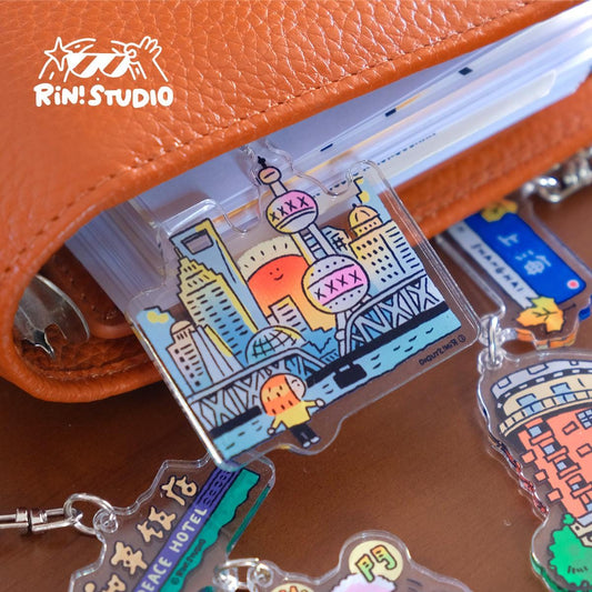 Shanghai Acrylic Keychain: City Souvenir - RiN! Studio