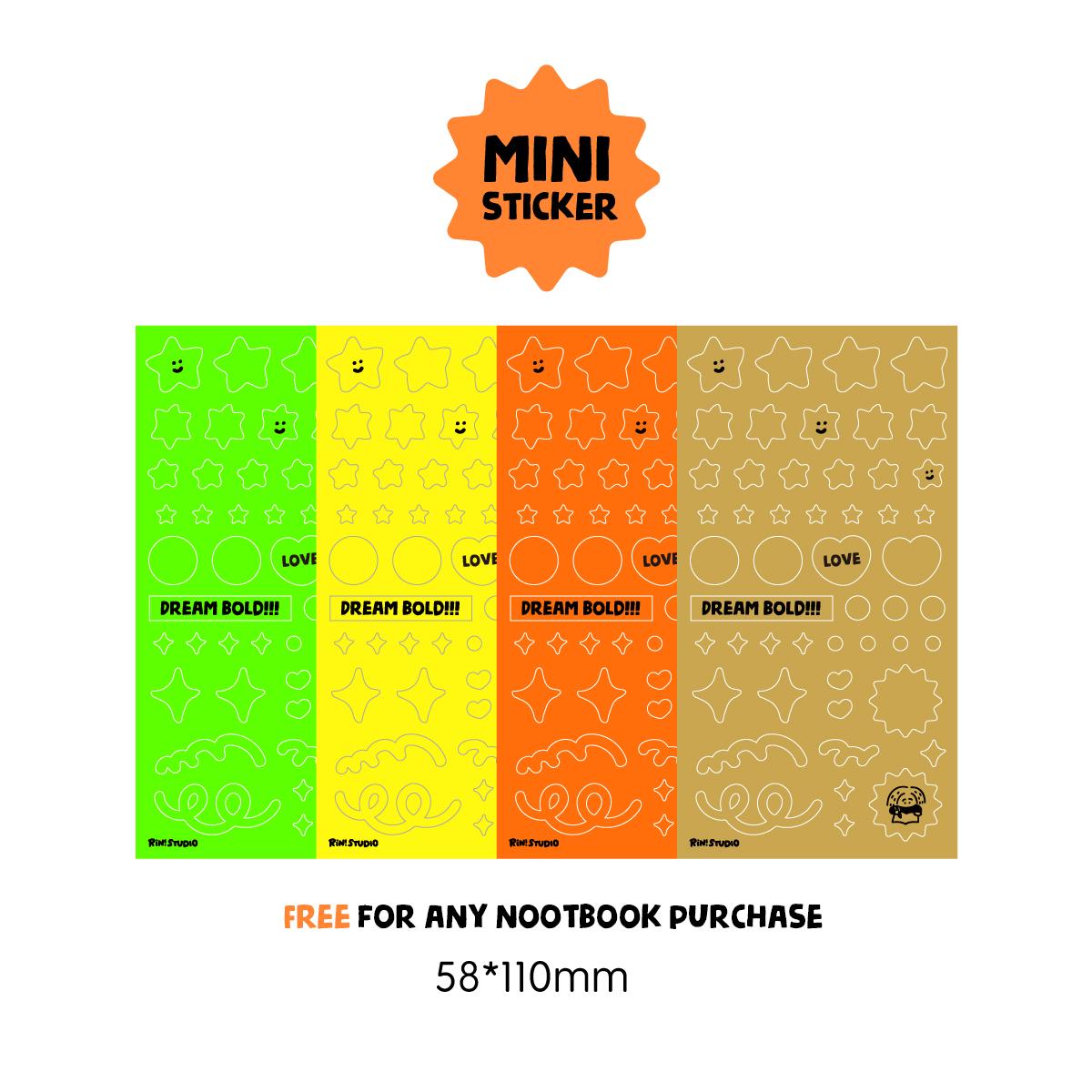 A7/M5 Ring Binder Notebook: Craft Paper Journal Organizer