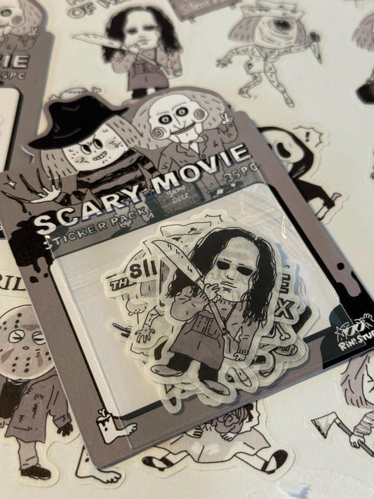 Halloween | Sticker Pack | Scary Movie | Horror | Journaling | Stationery  | RiN studio product | Crafting Tape