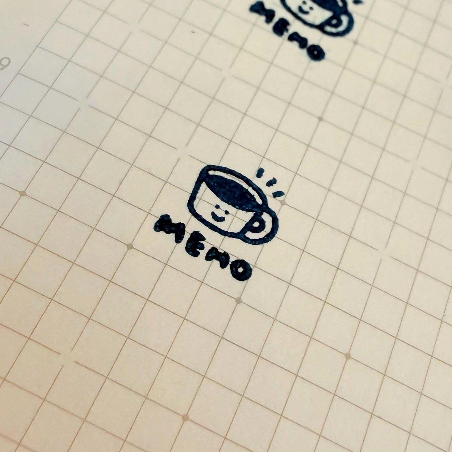 Mini Coffee Stamp: Round Infiltration Seal for Memos & Coffee