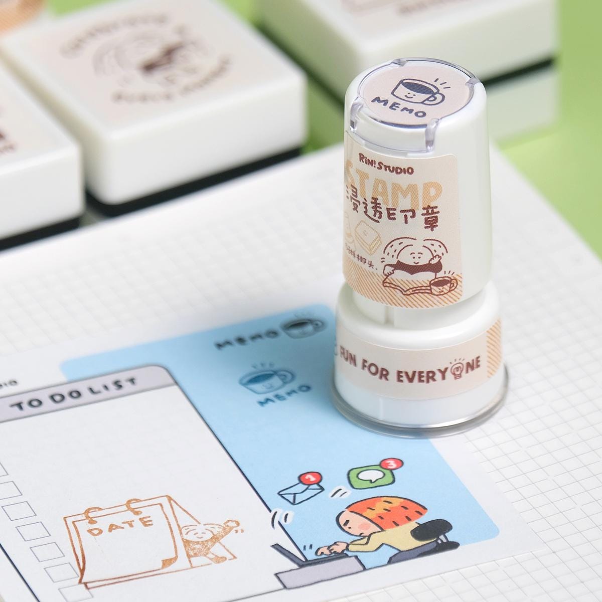 Mini Coffee Stamp: Round Infiltration Seal for Memos & Coffee