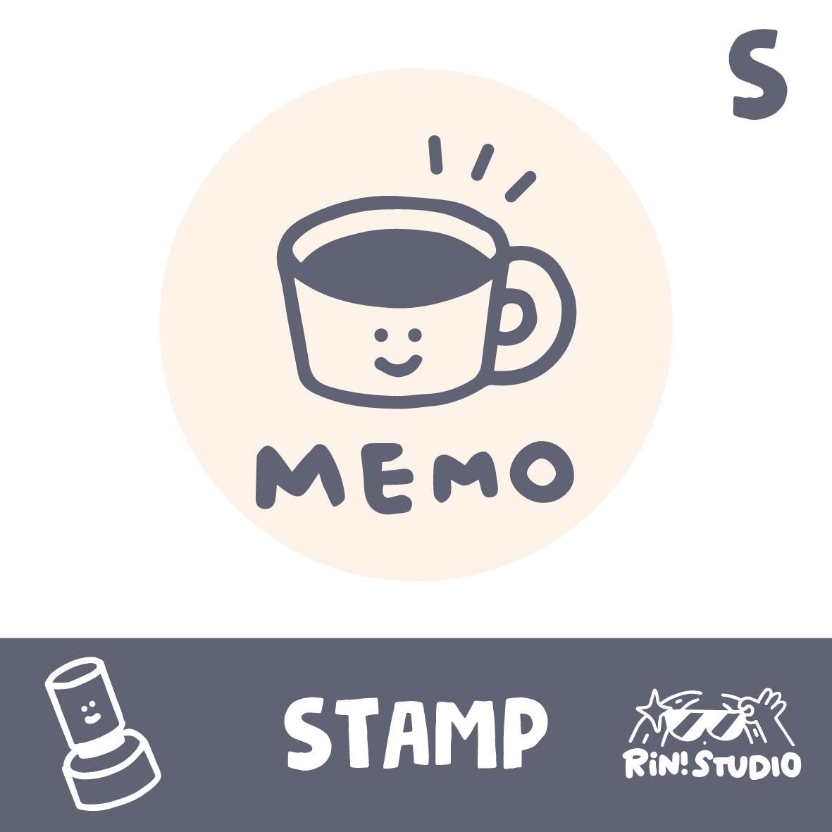 Mini Coffee Stamp: Round Infiltration Seal for Memos & Coffee