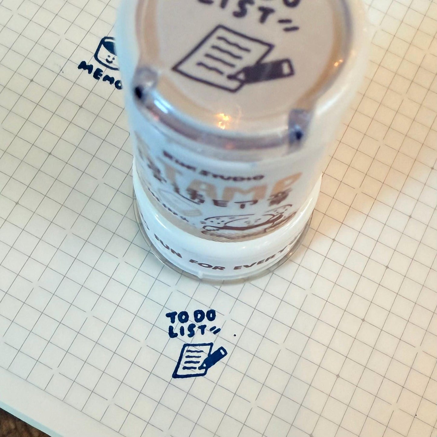 Mini Goal Stamp: Round To-Do List Planner Stamp
