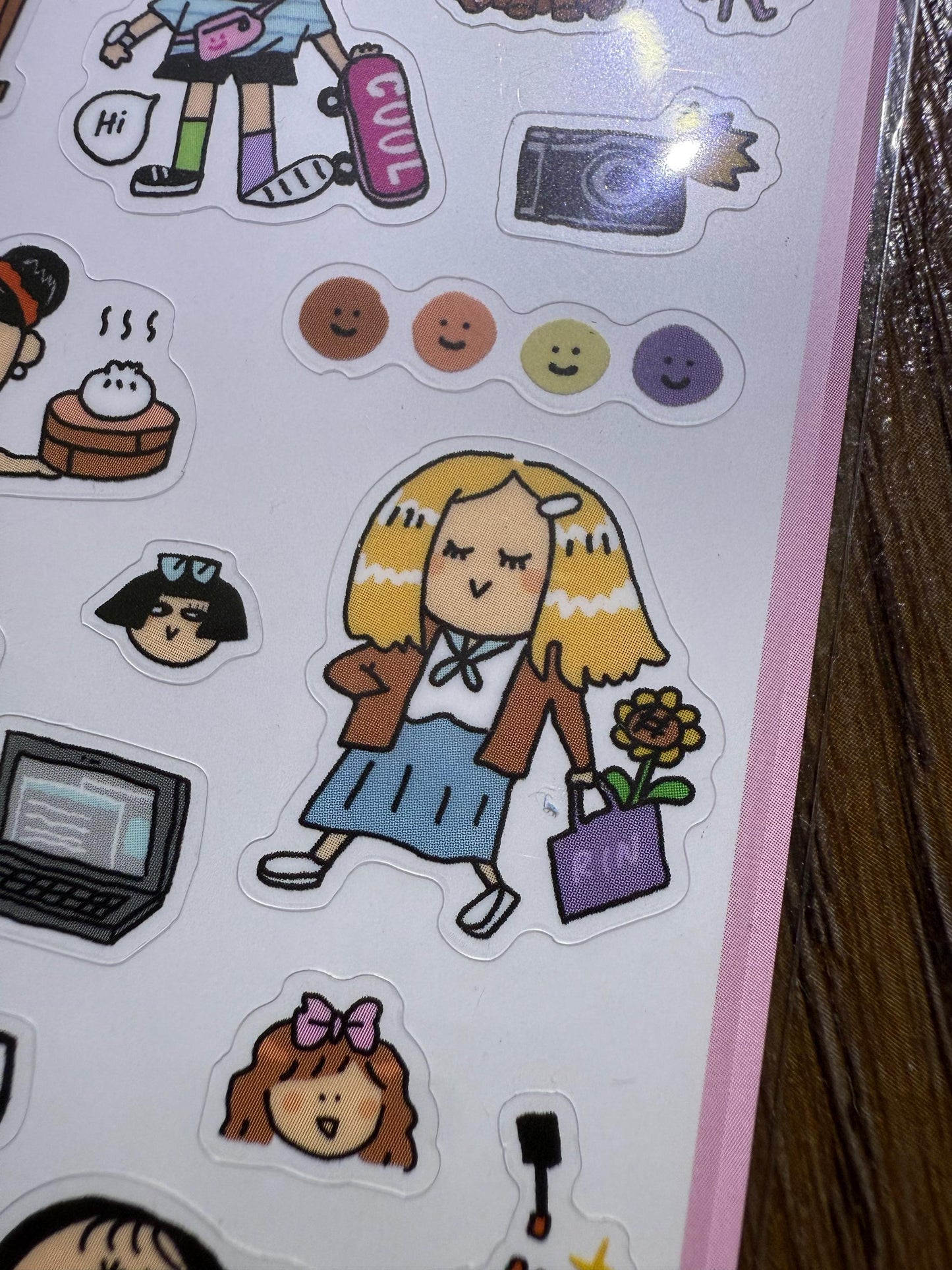 Girls Power PVC Stickers: RiN Studio Original