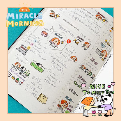Kawaii Work Diary Washi Tape Roll - Office Life Washi from RiN! Studio