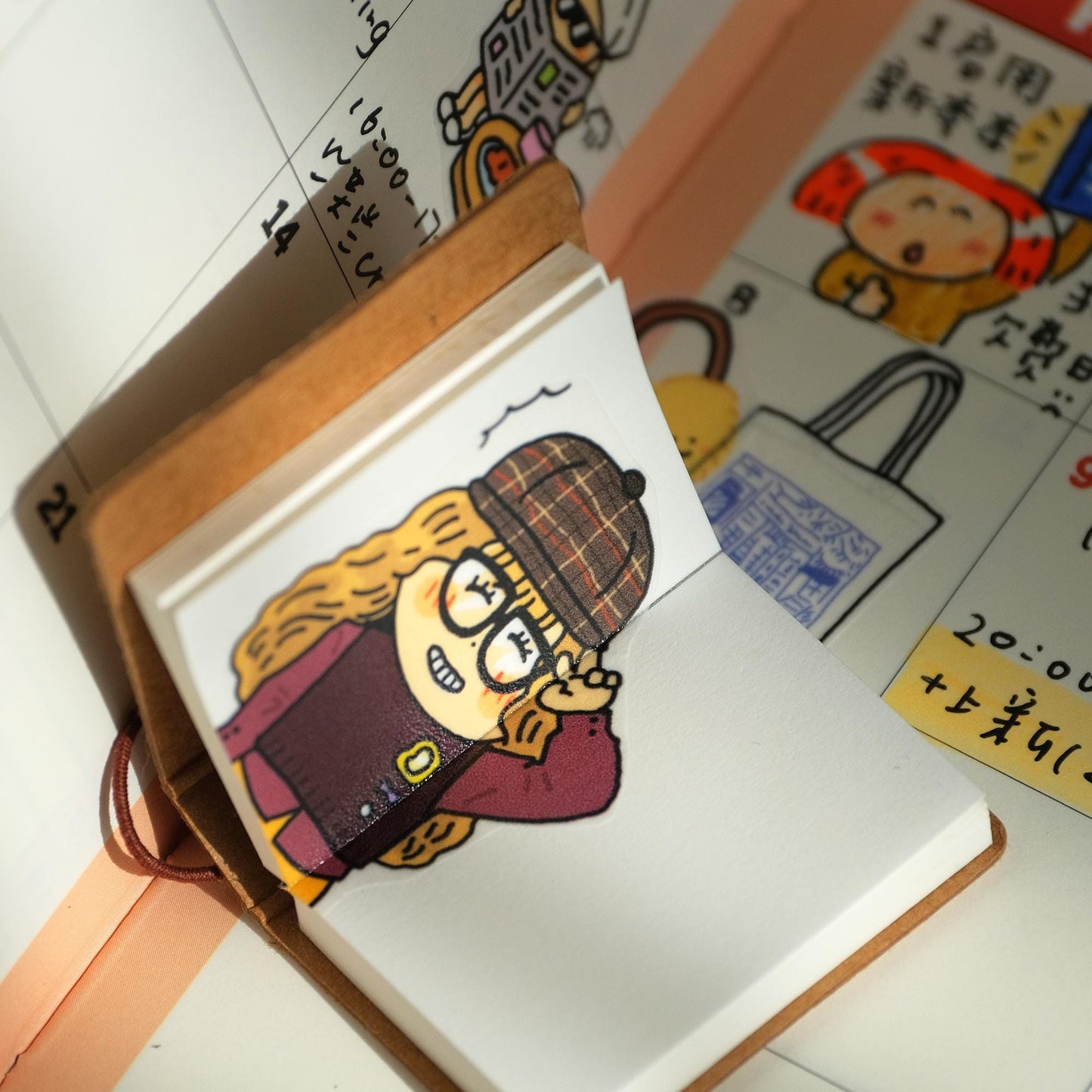 Bullet Journal Fashion Washi tape, OOTD Washi, Day Planner, Kawaii Journal Stickers, Outfit Washi, Winter & Fall Style, V37