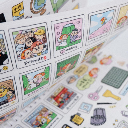 Kawaii Washi Tape Roll: Study Room Decor, Instax Stickers