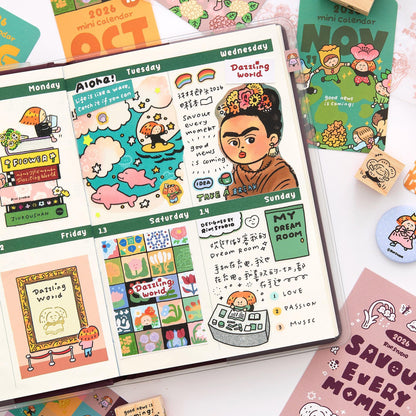 2026 Planner: B6 Schedule Book - Savour Every Moment