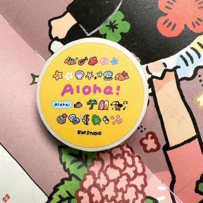 Aloha Hawaii mini Washi Tape - summer & beach vibe RiN! Studio