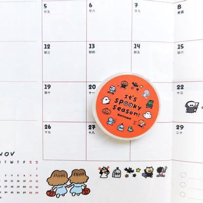 Hollaween mini Washi Tape - spooky season horror character RiN! Studio
