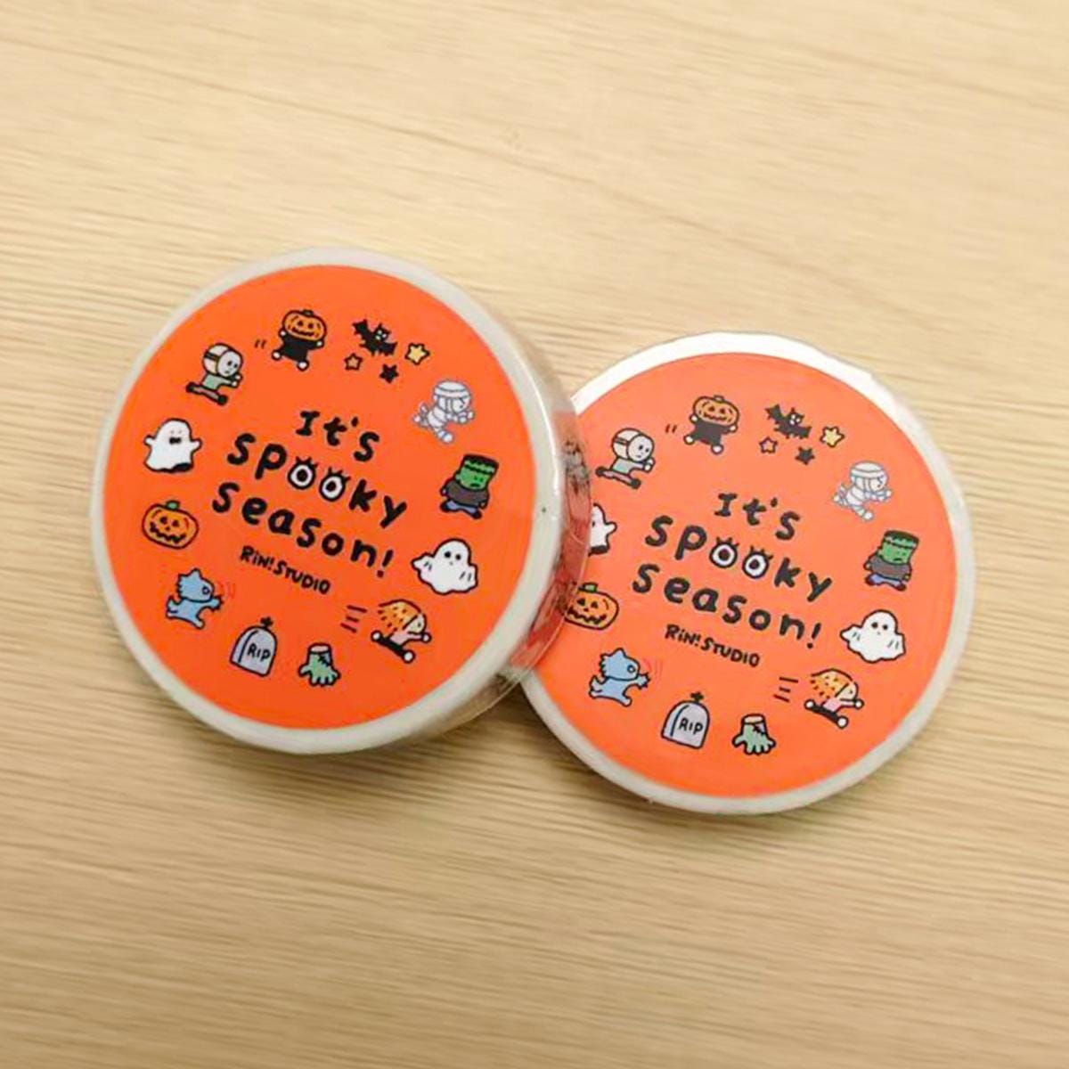 Hollaween mini Washi Tape - spooky season horror character RiN! Studio