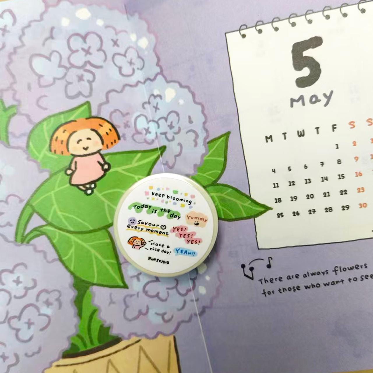 Have a nice day mini Washi Tape - decoration tape RiN! Studio