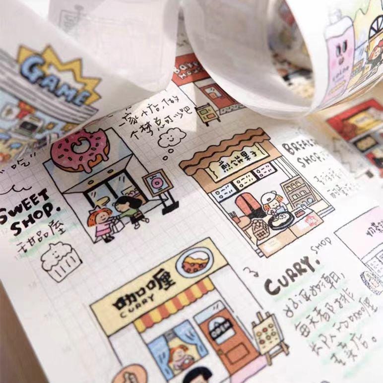Dream Shop Washi Tape: RiN! Studio BuJo Stickers - Vol. 31