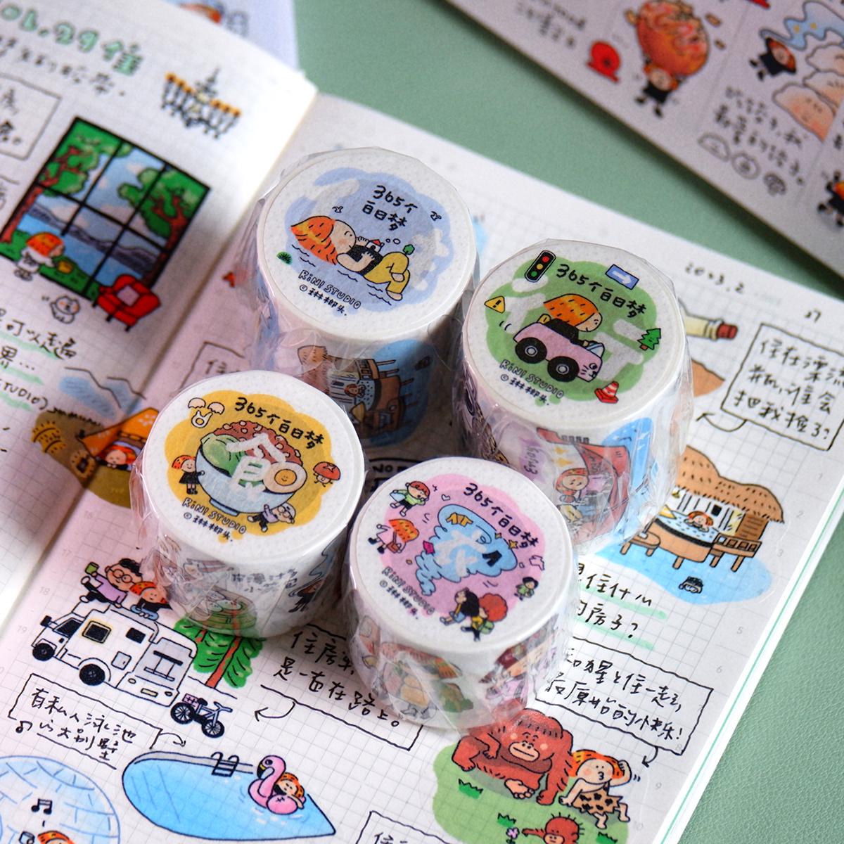 Dream Transportation Washi, Dream Car Washi, Cute washi, Bullet Journal, BuJo Stickers, Day Planner Stickers, Cute Washi V25