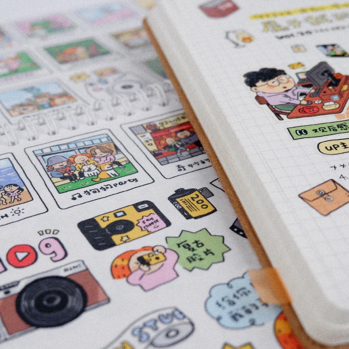 Kawaii Washi Stickers: Study Room Decor, Instax Stickers