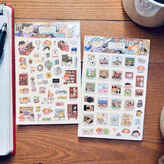 Kawaii Washi Stickers: Study Room Decor, Instax Stickers