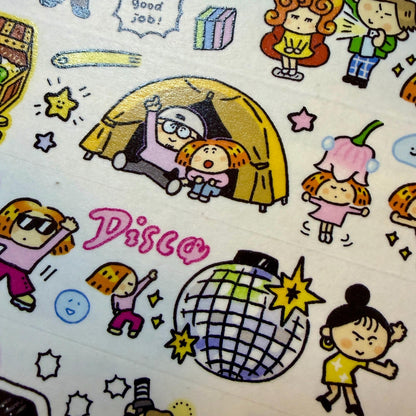 Shinning Moments Stickers, Kawaii Stationery, RiN Studio