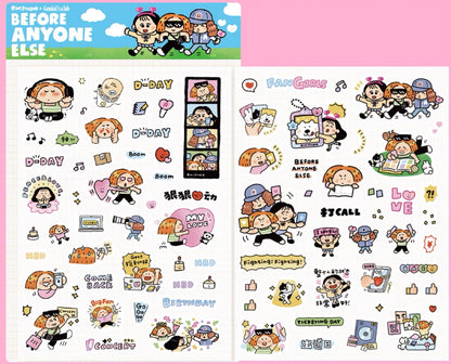RiN Studio Kawaii Journal Stickers, K-Pop Idol Fan Stickers