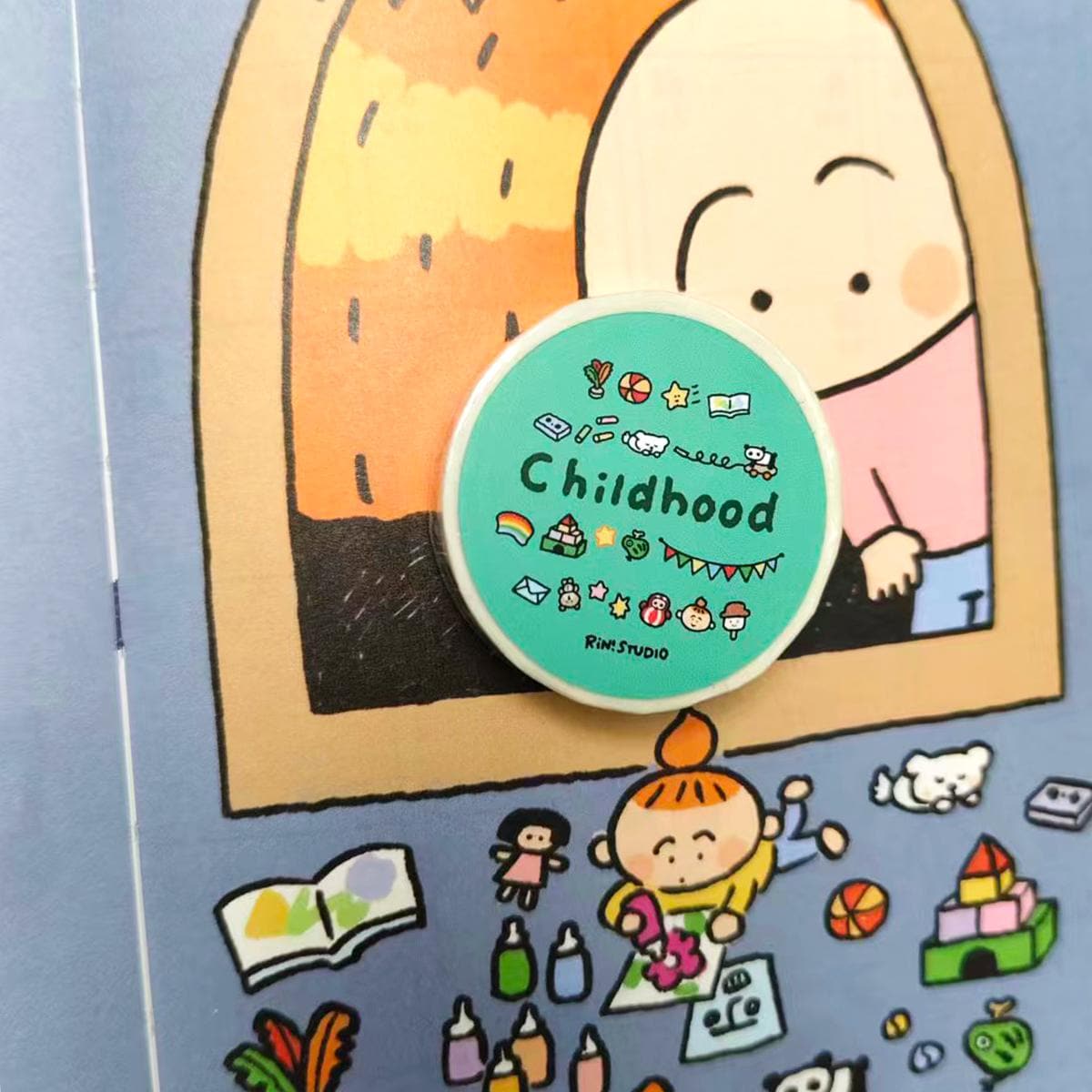 Childhood Toy mini Washi Tape - RiN! Studio