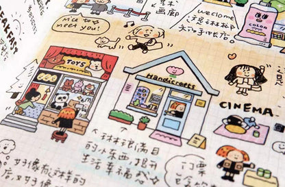 Dream Shop Washi Tape: RiN! Studio BuJo Stickers - Vol. 31