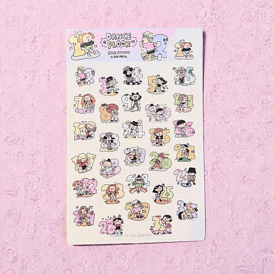 Dance Floor Washi Tape: RiN Studio Kawaii Journaling Tape Vol. 22