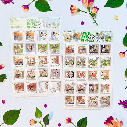 Instax Washi Stickers: Kawaii Planner instant camera sticker, eager to try memories. V35B