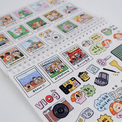 Kawaii Washi Stickers: Study Room Decor, Instax Stickers