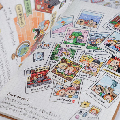 Kawaii Washi Stickers: Study Room Decor, Instax Stickers