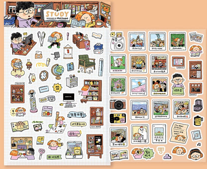 Kawaii Washi Stickers: Study Room Decor, Instax Stickers